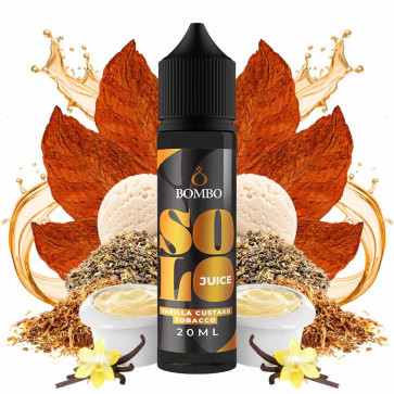 BOMBO SOLO JUICE VANILLA CUSTARD TOBACCO 20ML/60ML FLAVORSHOT