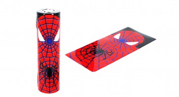 18650 Battery PVC Wrap Spiderman
