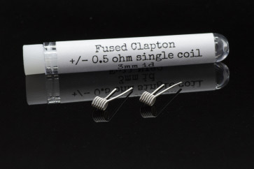 PC COILS FC05 - 2 X FUSED CLAPTON 0.5 Ohm 3 mm
