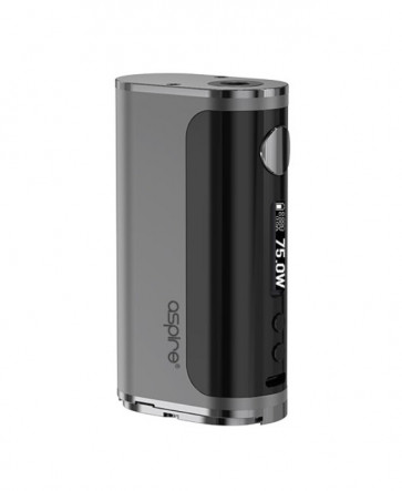 GLINT BOX MOD 75W 18650 BY ASPIRE GUN METAL