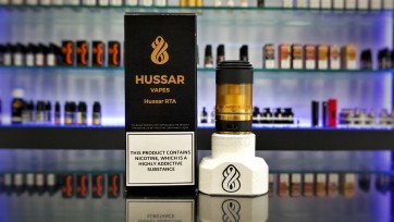 Hussar RTA Gold & Black Special Edition with Micro Tank Ultem 