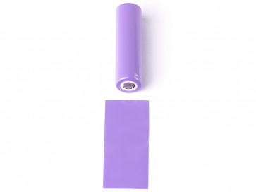 18650 Battery PVC Wrap Purple