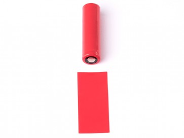 18650 Battery PVC Wrap Red 