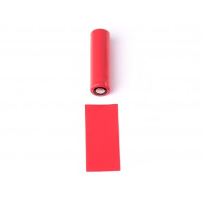 18650 Battery PVC Wrap Red 