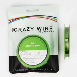 0.35mm (27 AWG) - SS316L (Marine Grade Stainless Steel Wire) - 7.8 ohms/m