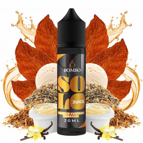 BOMBO SOLO JUICE VANILLA CUSTARD TOBACCO 20ML/60ML FLAVORSHOT