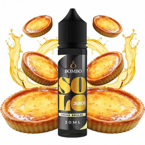 BOMBO SOLO JUICE CREME BRULEE 20ML/60ML FLAVORSHOT
