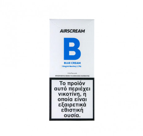 AirScream Pops Blue Cream 4 x 1.2ml 19mg Salt