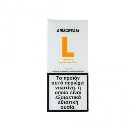 AirScream Pops Lemon S 4 x 1.2ml 09mg Salt