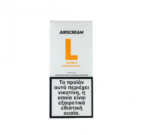 AirScream Pops Lemon S 4 x 1.2ml 19mg Salt