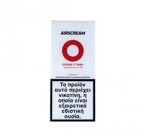 AirScream Pops Ocean 11 Toba 4 x 1.2ml 19mg Salt