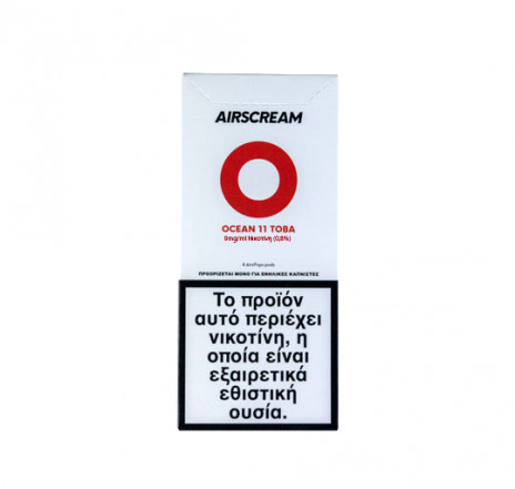 AirScream Pops Ocean 11 Toba 4 x 1.2ml 09mg Salt