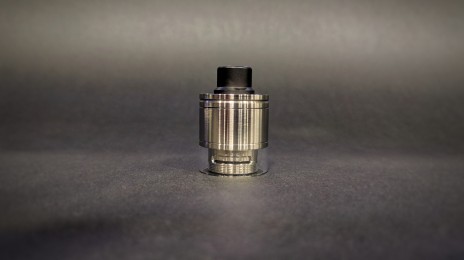 Skydrop with Drip Tip-Liquid controller Black Ultem & Half Metal Tank 1Stroke & Half PC1000 Tank polished