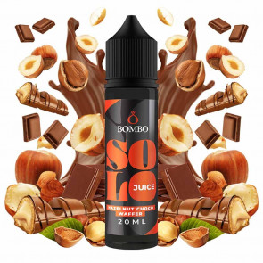 BOMBO SOLO JUICE HAZELNUT CHOCO WAFFER 20ML/60ML FLAVORSHOT