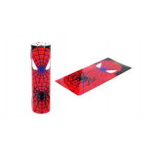 18650 Battery PVC Wrap Spiderman