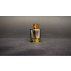 Skydrop with Drip Tip-Liquid controller Ultem polished & Half Metal Tank 3Strokes & Half Ultem Tank polished