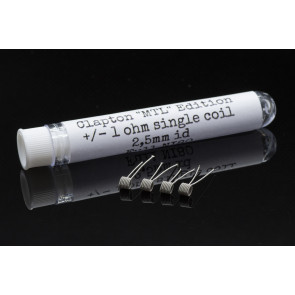 PC COILS CL01 4 X Mtl Clapton 1.0ohm 2.5mm