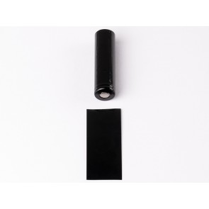 PVC Wärmeschrumpfschlauch ø18,12 x 70mm für 18650 Zellen Schwarz
